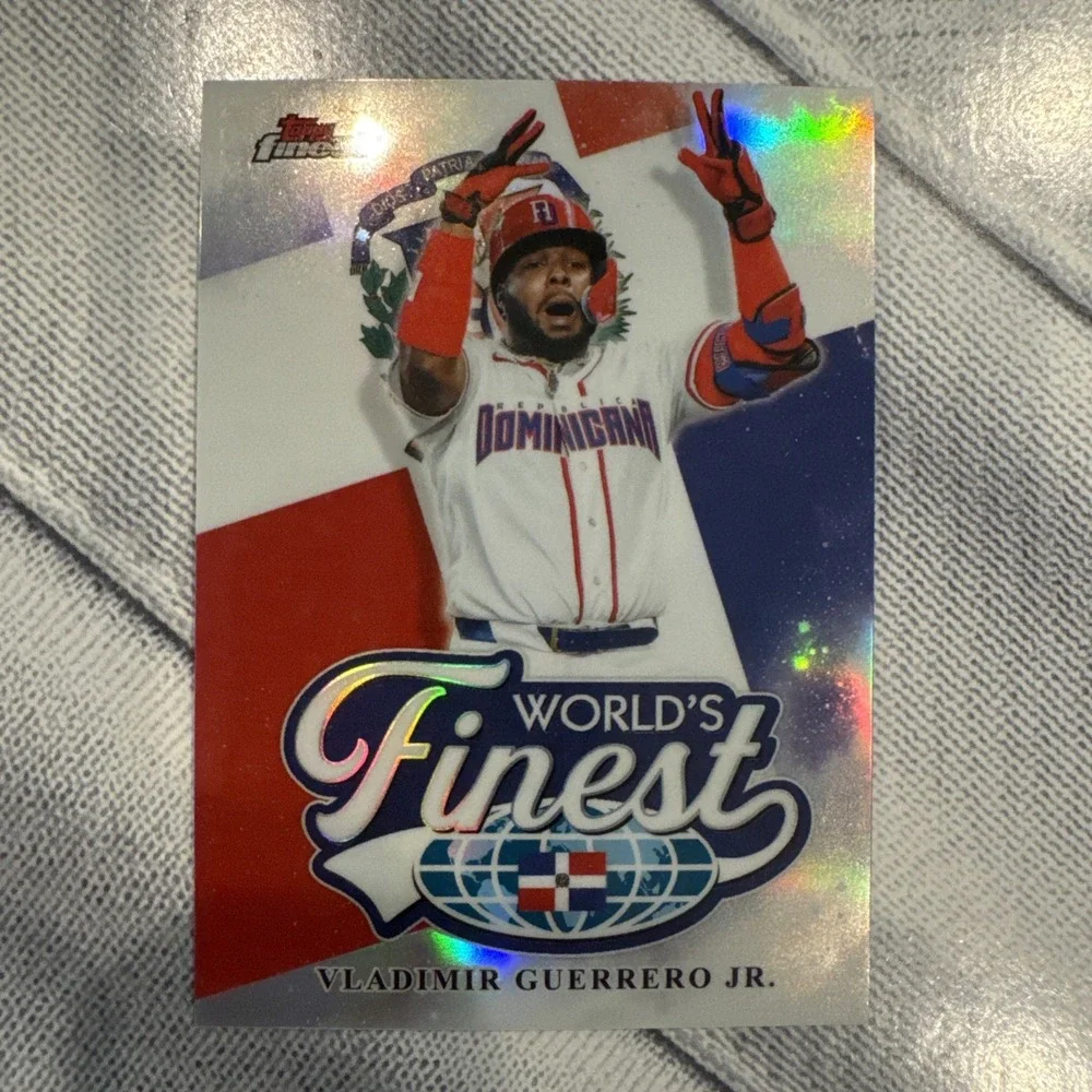 2026 Topps Finest Vladimir Guerrero Jr. World's Finest WF-17 Refractor Blue Jays